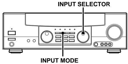 KENWOOD KRF-V5030D - Input mode settings - 1