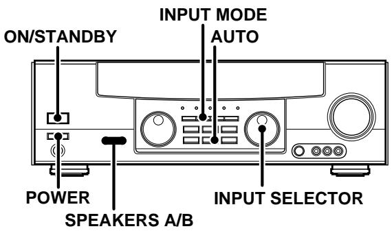 KENWOOD KRF-V5030D - Preparing for playback - 1