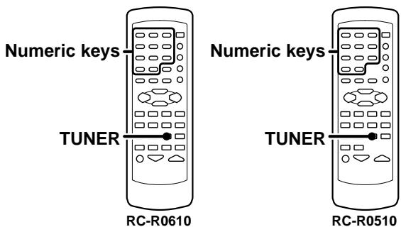 KENWOOD KRF-V5030D - Receiving preset stations - 1