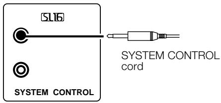 KENWOOD KRF-V5030D - Connecting the system control - 1