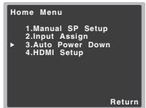 ONKYO TX-RZ710 - TXRZ 710 - TXRZ710 - Le menu auto power down - 1