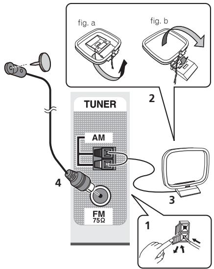 ONKYO TX-RZ710 - TXRZ 710 - TXRZ710 - Raccordement des antennes - 1