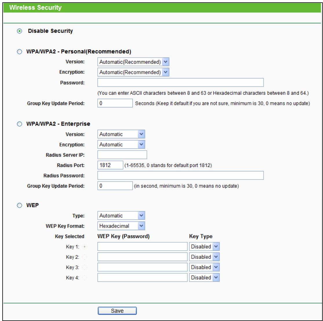 TP-LINK TL-WA801ND - Wireless Security - 1