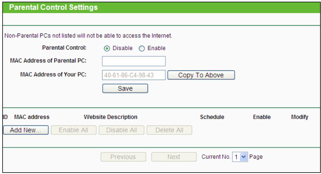 TP-LINK TL-WA801ND - 5.10Parental Control - 1