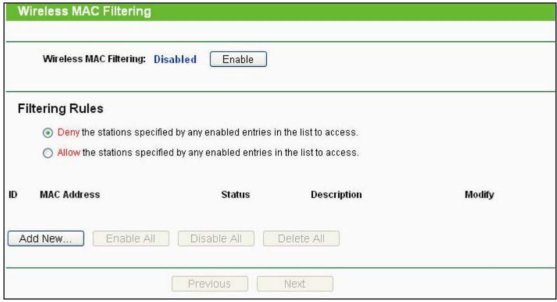TP-LINK TL-WA801ND - Wireless MAC Filtering - 1