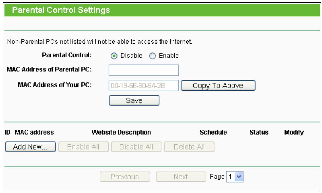 TP-LINK TL-WA801ND - 4.10Parental Control - 1