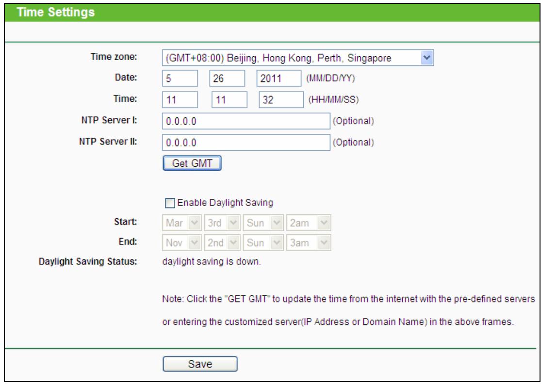 TP-LINK M7350 - Time Setting - 1