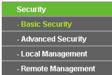 TP-LINK TL-MR3020  -  TL-MR3040 - Security - 1