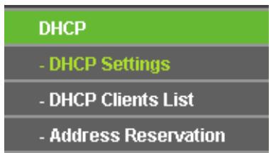 TP-LINK TL-MR3020  -  TL-MR3040 - DHCP - 1