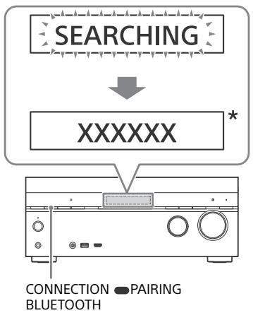 SONY HT-NT3 - Mantenga pulsado CONNECTION PAIRING BLUETOOTH en el receptor durante 2 segudios. - 1