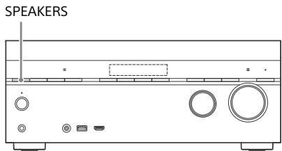 SONY HT-NT3 - Selección de altavoces frontales - 1