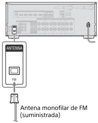 SONY HT-NT3 - Conexión de la antenna - 1
