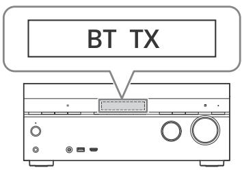 SONY HT-NT3 - Pulse RX/TX varias varces seguidas para selectionar "BT TX". - 1