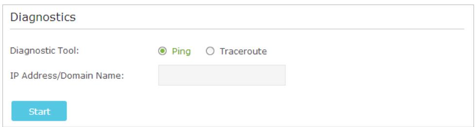 TP-LINK TD-W8961N - Test the Network Connectivity - 1
