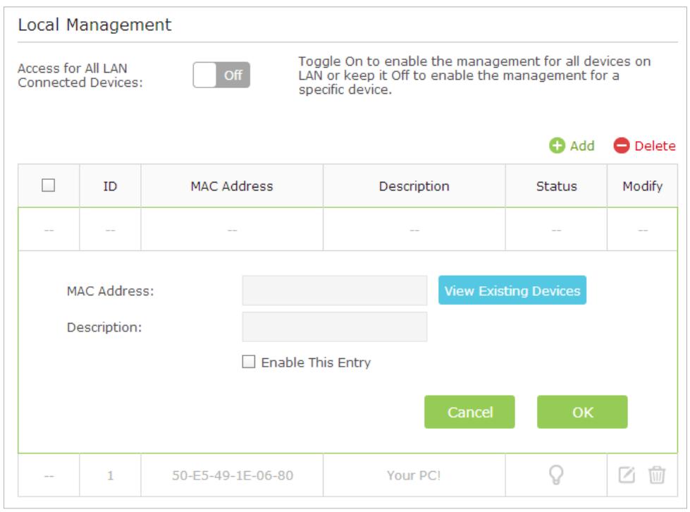 TP-LINK TD-W8961N - Local Management - 2