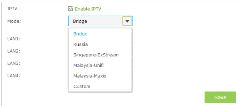 TP-LINK TD-W8961N - If IGMP is not the technology your ISP applies to provide IPTV service: - 1