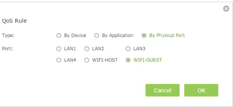 TP-LINK TD-W8961N - Add a middle priority QoS rule for the phone. - 4