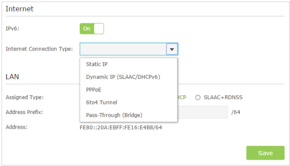 TP-LINK TD-W8961N - Set Up an IPv6 Internet Connection - 1