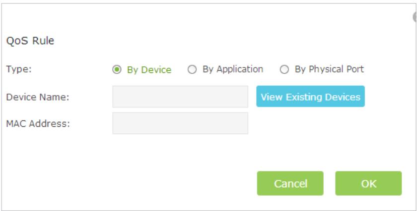 TP-LINK TD-W8961N - Add a middle priority QoS rule for the phone. - 1