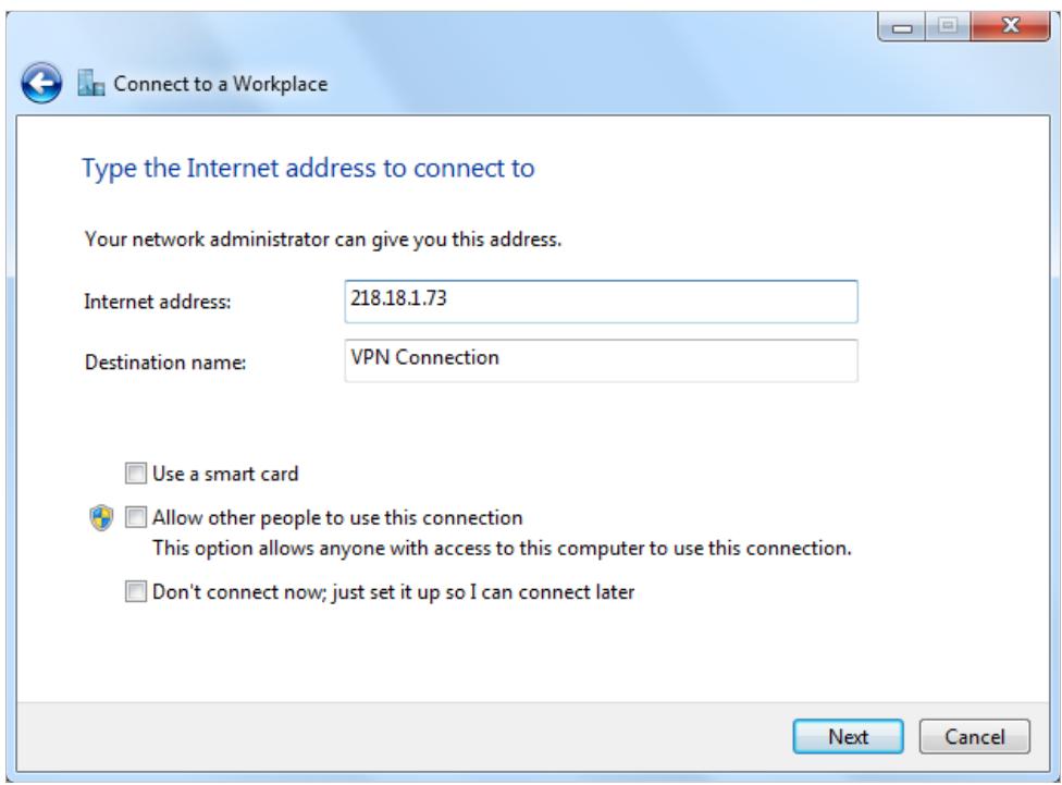 TP-LINK TD-W8961N - Select Use my Internet connection (VPN). - 2