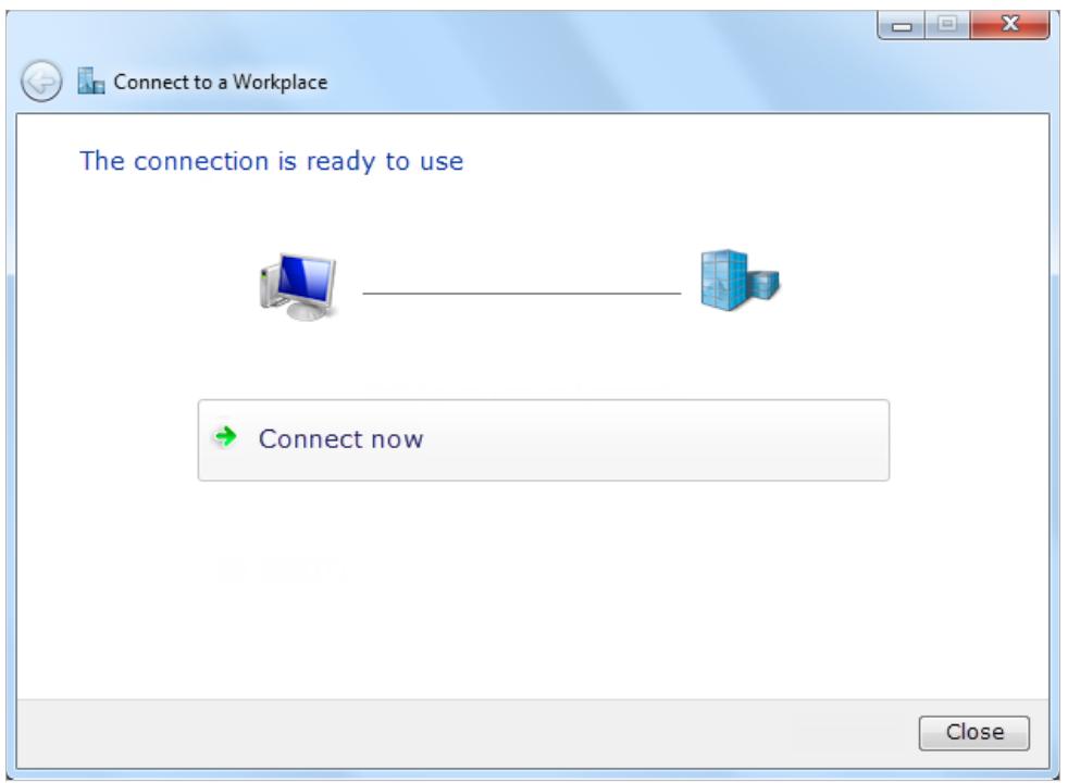 TP-LINK TD-W8961N - The PPTP VPN connection is created and ready to use. - 1