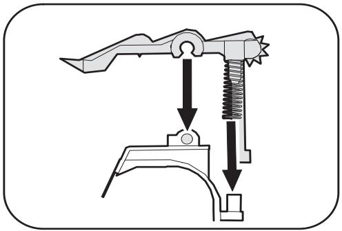 SHARP MX 2640 & MX-2640N/3140N/3640N,MV - e. Separation pawl - 2