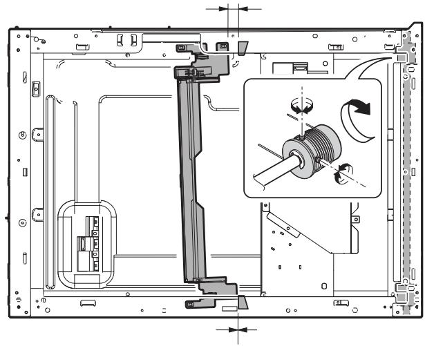 SHARP AR-5127C & AR-5127,MV - Main scanning direction (FR direction) distortion balance adjustment - 4