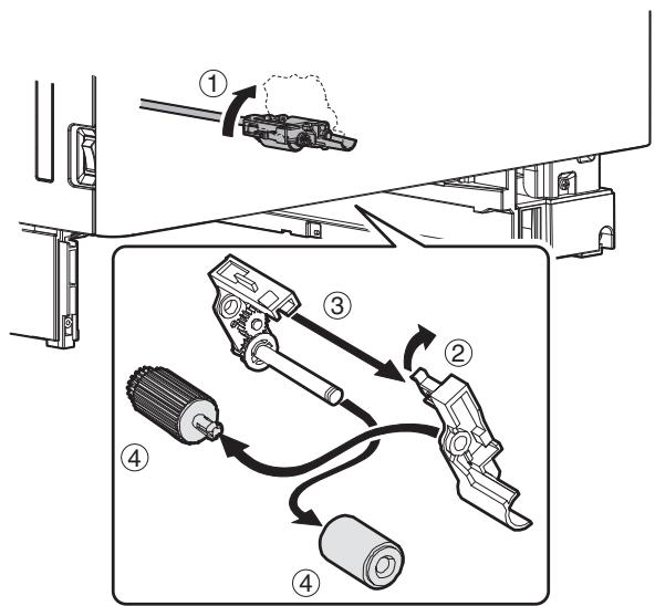 SHARP AR-5127C & AR-5127,MV - Lower 500 sheets tray paper feed - 2