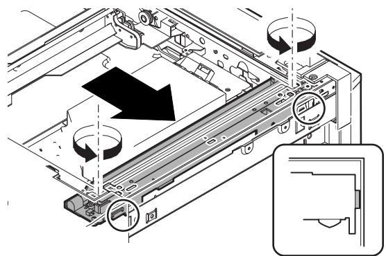 SHARP AR-5127C & AR-5127,MV - Main scanning direction (FR direction) distortion balance adjustment - 5