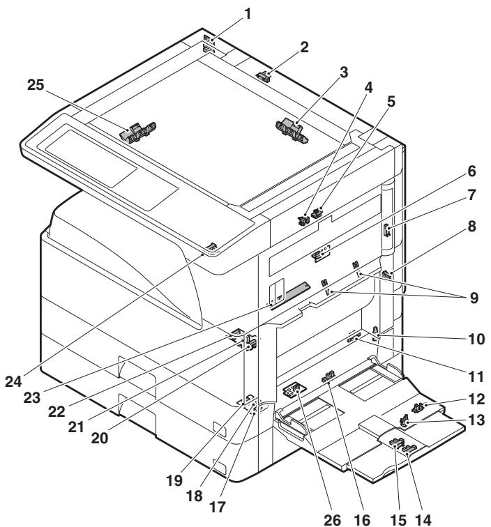 SHARP AR-5127C & AR-5127,MV - Sensor - 1