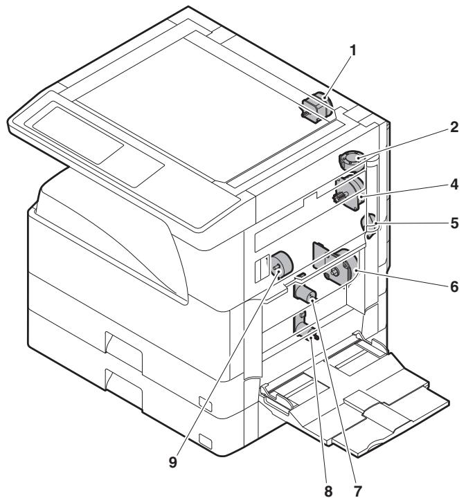SHARP MX 2640N & MX-2640N/3140N/3640N,MV - Drive motor - 1