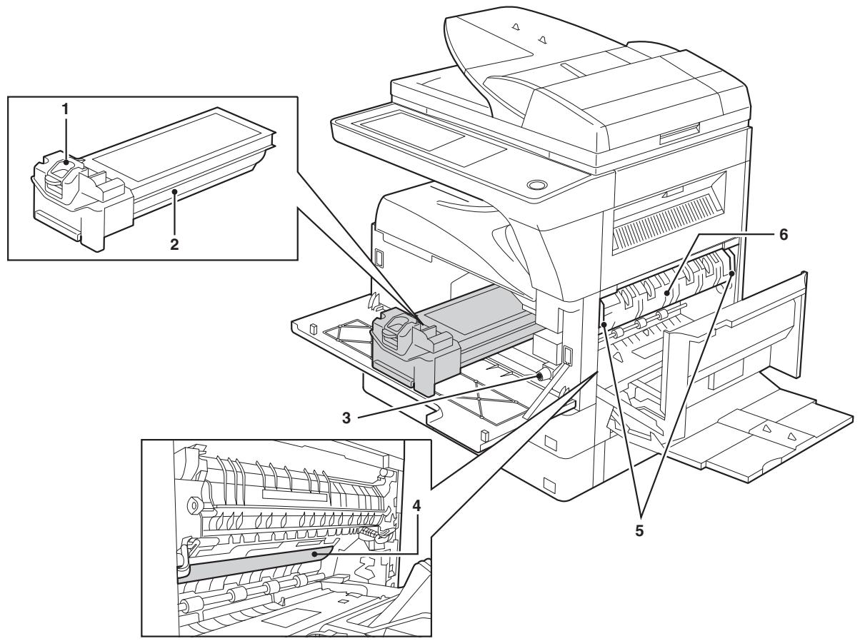 SHARP AR 5726 - Internal structure - 1