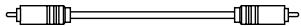 SONY STR-K890 - Cordon numérique coaxial (non fourni) - 1