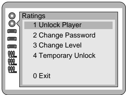 YAMAHA S557 - When the player is locked - 2