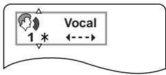 YAMAHA S557 - Press the cursor buttons (, , , ) until the preferred setting is selected. - 1