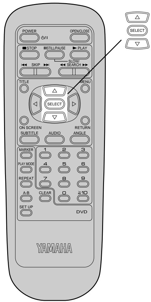 YAMAHA S663 - Press the cursor buttons (, , , ) to select "Exit" and press SELECT. - 1