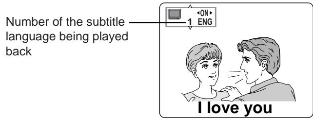 YAMAHA S530 - Press SUBTITLE during play. - 1