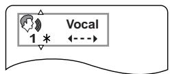 YAMAHA S520 - Press the cursor buttons (▲, ▼, ◀, ▶) until the preferred setting is selected. - 1