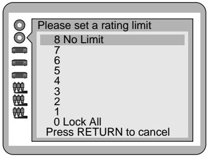 YAMAHA S520 - At the initial settings screen (on page 30) - 1