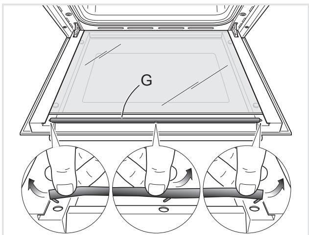 KENWOOD KD 1500 - Removing the inner pane of glass - 1