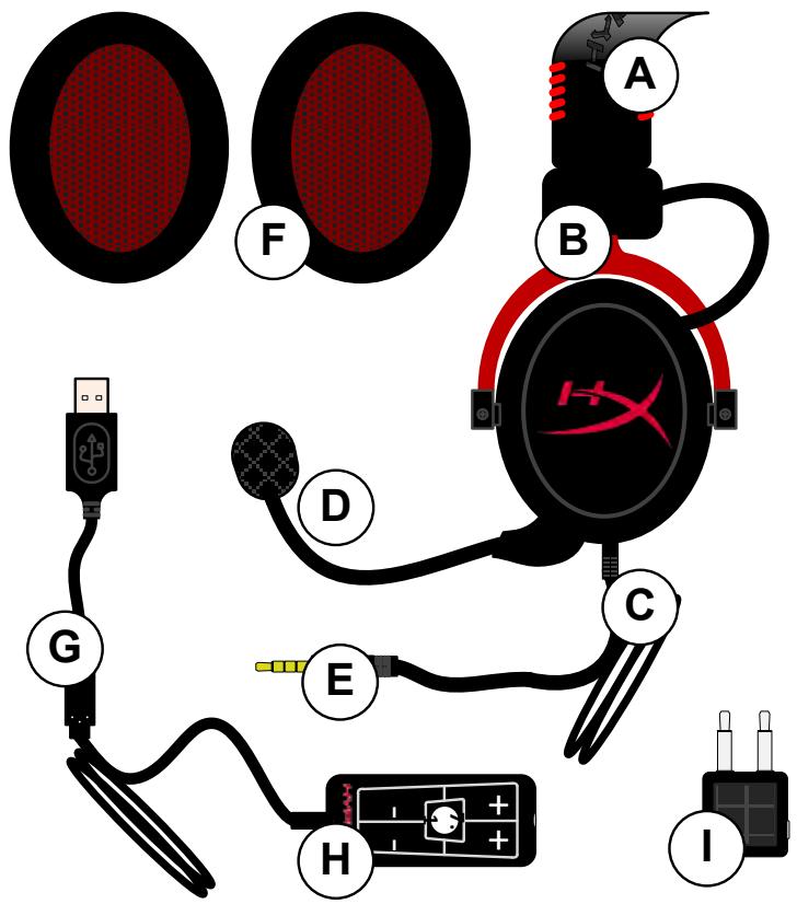 KINGSTON CASQUE GAMING HYPERX CLOUD II GUN METAL GRIS - 麦克風 - 1