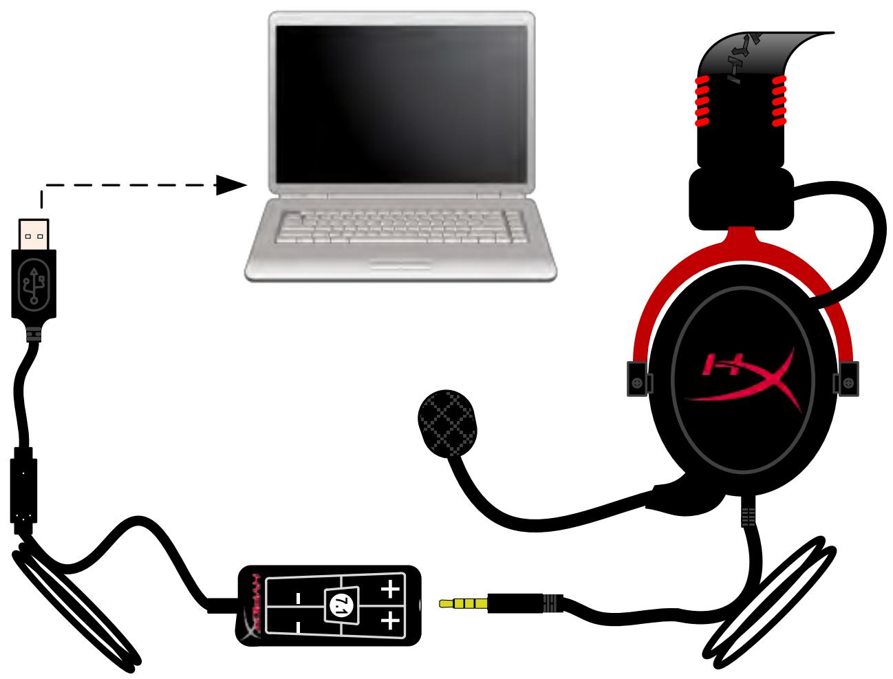 KINGSTON CASQUE GAMING HYPERX CLOUD II GUN METAL GRIS - Südung (vöi Hôp diéu khién) - 1