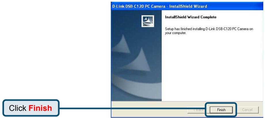 D-LINK DSB-C120 - Windows XP Users (Continued) - 1