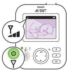 PHILIPS SCD620/01 - Liaison de l'unité-parents à l'unité-bébé - 6