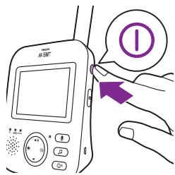 PHILIPS SCD620/01 - Liaison de l'unité-parents à l'unité-bébé - 4
