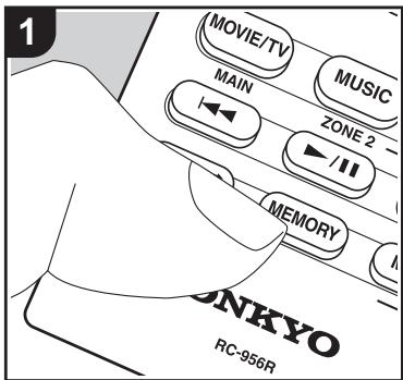 ONKYO TX-NR474 - Ajuste del paso de frecuencia - 2