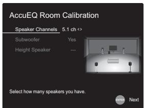 ONKYO TX-NR474 - ■ 1. AccuEQ Room Calibration - 2