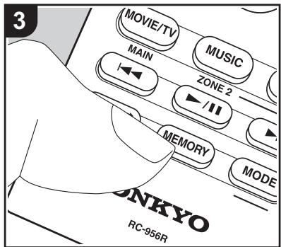 ONKYO TX-NR474 - Einstellen des Frequenzschritts - 4