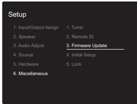 ONKYO TX-NR474 - De firmware bijwerken via netwerk - 1