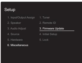 ONKYO PR-RZ 5100 - Update via USB - 2